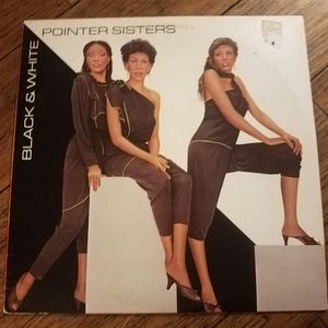 Pointer Sisters Black And White Vintage Vinyl LP